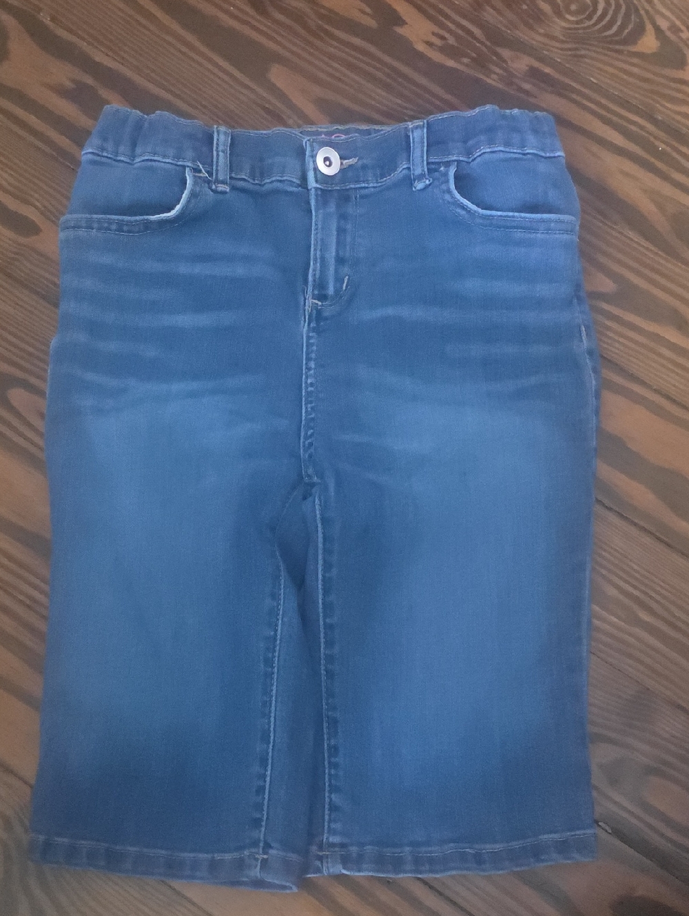 Girls Childrens Place Denim Bermuda Shorts Sz 14